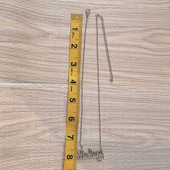 Michael Anthony “Believe” necklace with extender - Picture 2 of 3